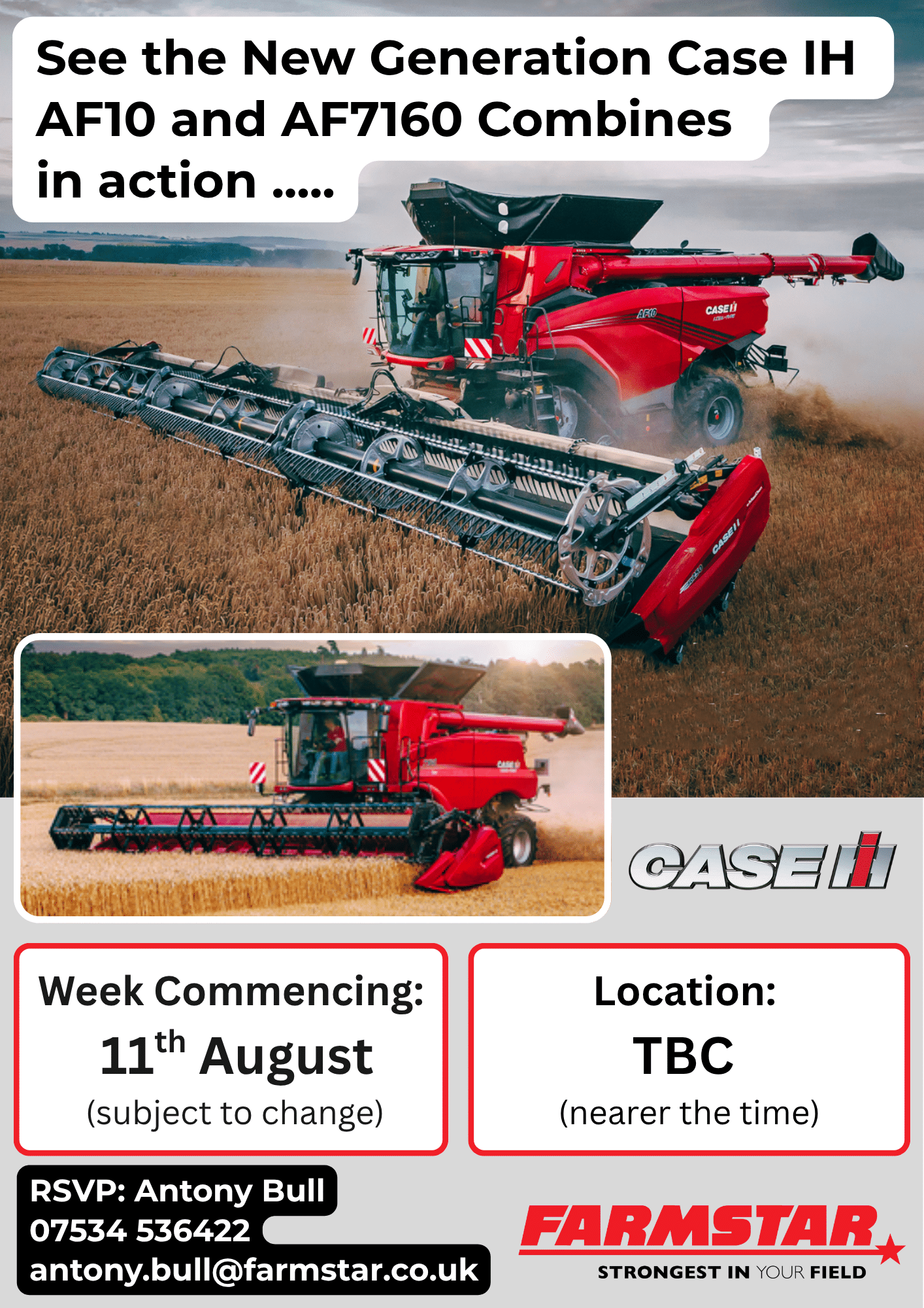 See the New Generation AF10 Combine in Action ... - Farmstar